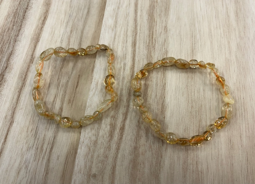 Pulsera Cuarzo Citrino forma